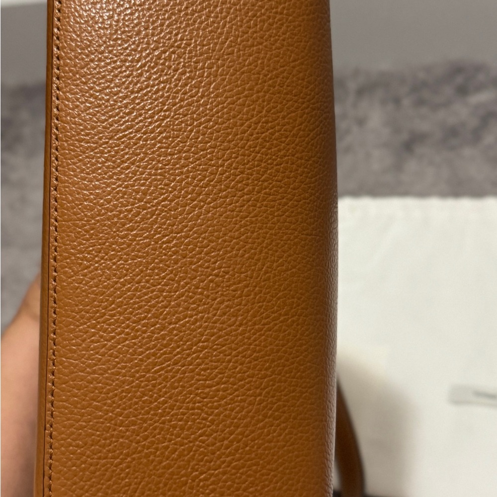 Toteme Brown Leather Crossbody Bag - Picture 7 of 15